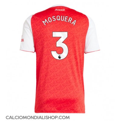 Maglie da calcio Arsenal Cristhian Mosquera #3 Prima Maglia 2025-26 Manica Corta Maglie da calcio Arsenal Cristhian Mosquera #3 Prima Maglia 2025-26 Manica Corta